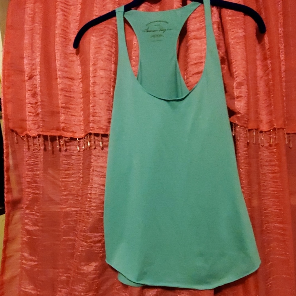 Teal tank top perfect for layering